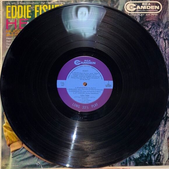 Eddie Fisher Heart Vinyl - Picture 3 of 4